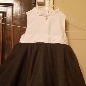 LIKE NEW 18-24M Cream-Black Janie & Jack Dress
